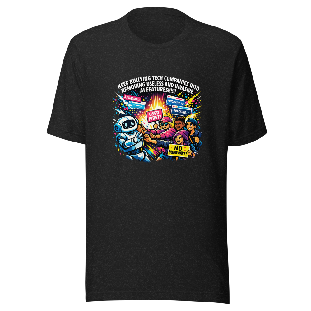 Rally Against Useless AI Features Tee
