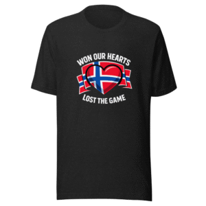 Lost The Game Won Hearts Norway Fan T-Shirt