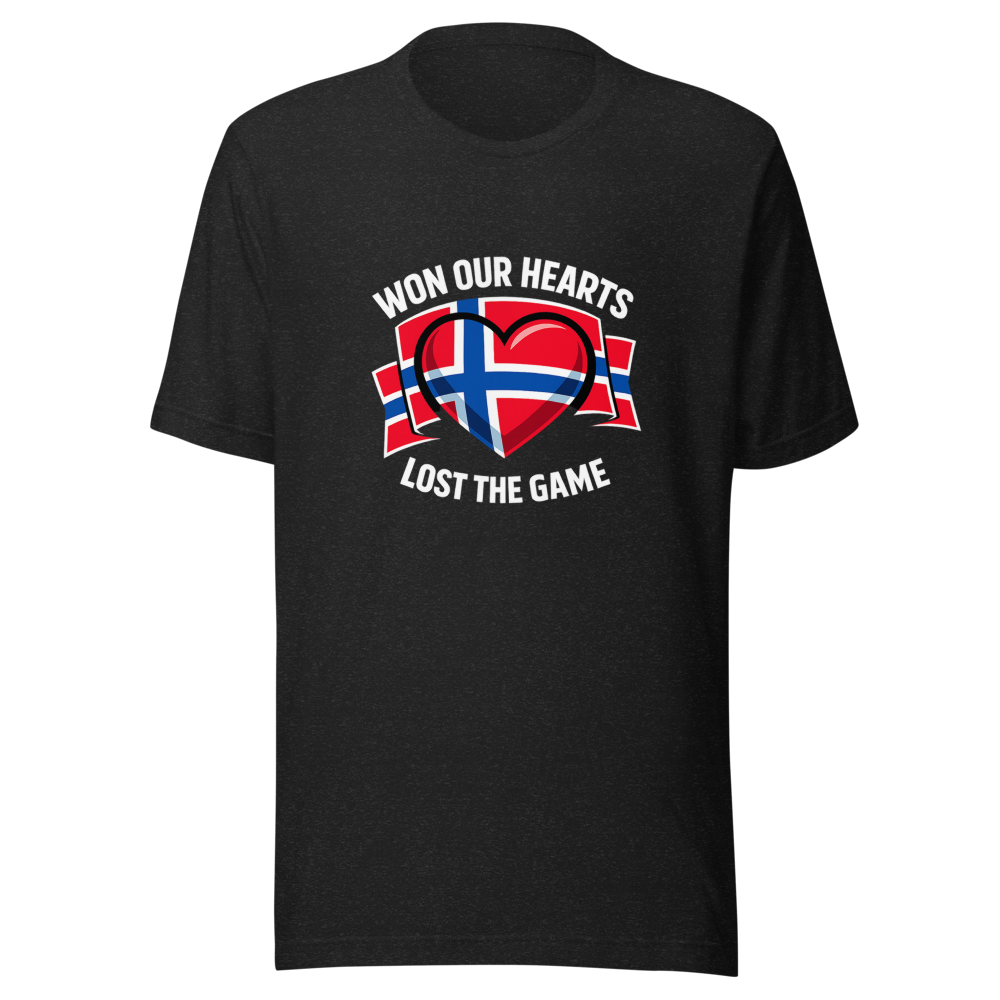 Lost The Game Won Hearts Norway Fan T-Shirt