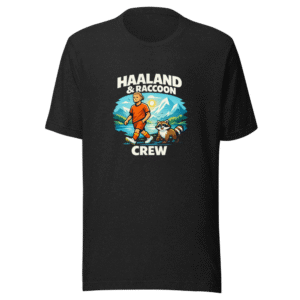 Haaland Raccoon Crewneck Tee