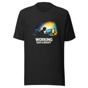 Bro Working Day & Night Twilight Tee