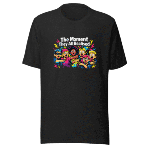The Moment They All Realised Funny Meme T-Shirt