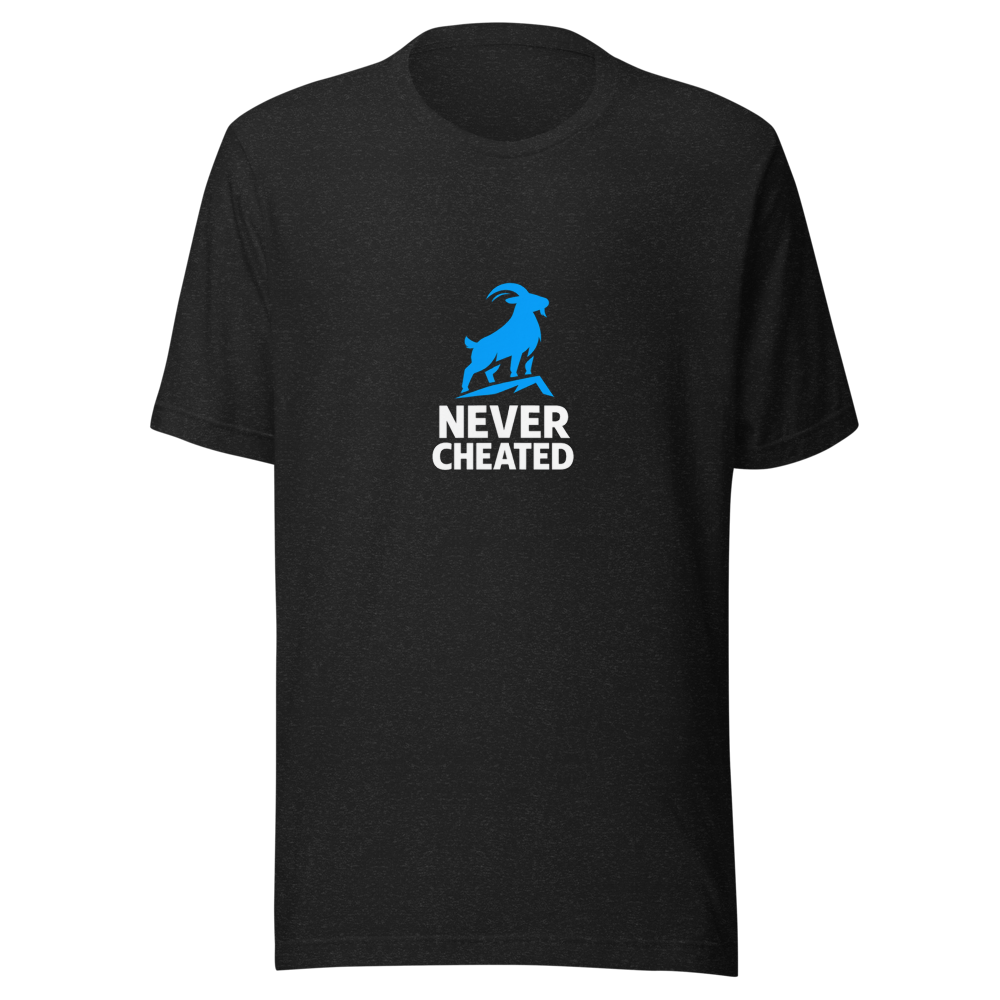Never Cheated GOAT T-Shirt: Won & Lost