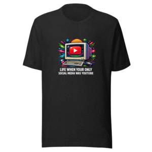 YouTube Only Era Nostalgia T-Shirt