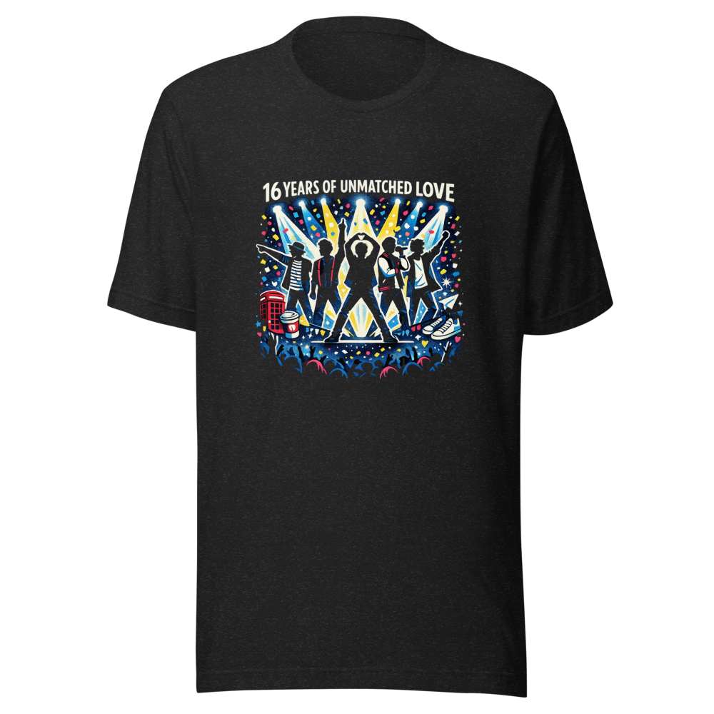16 Years of One Direction Fan T-Shirt
