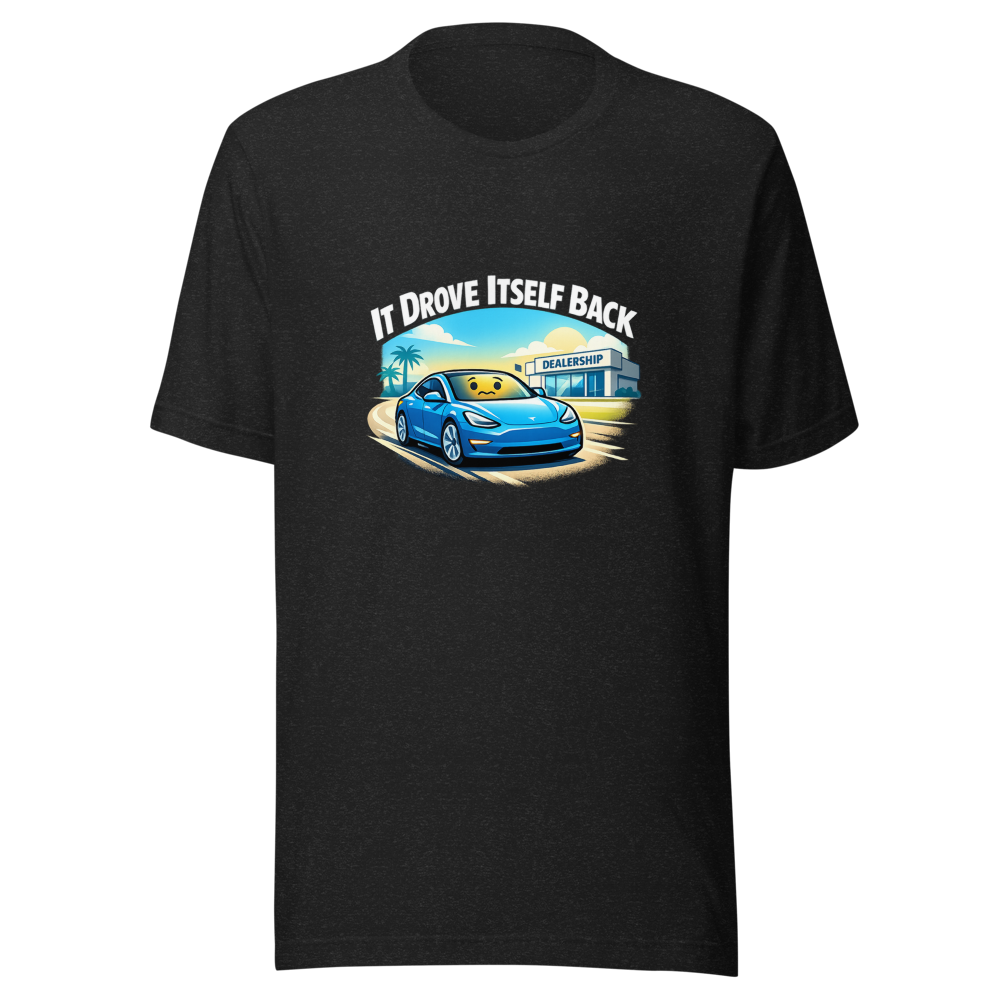 Tesla Auto-Return Funny Quote T-Shirt