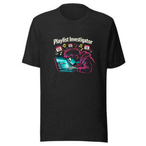 Spotify Playlist Stalker Funny T-Shirt