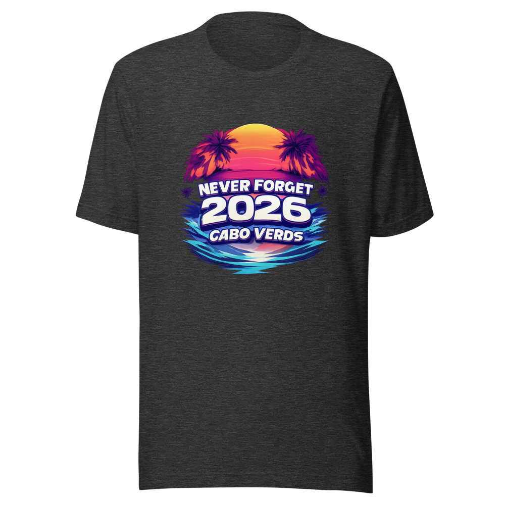 Never Forget 2026 Cabo Verde Retro Vibes Tee - Image 9