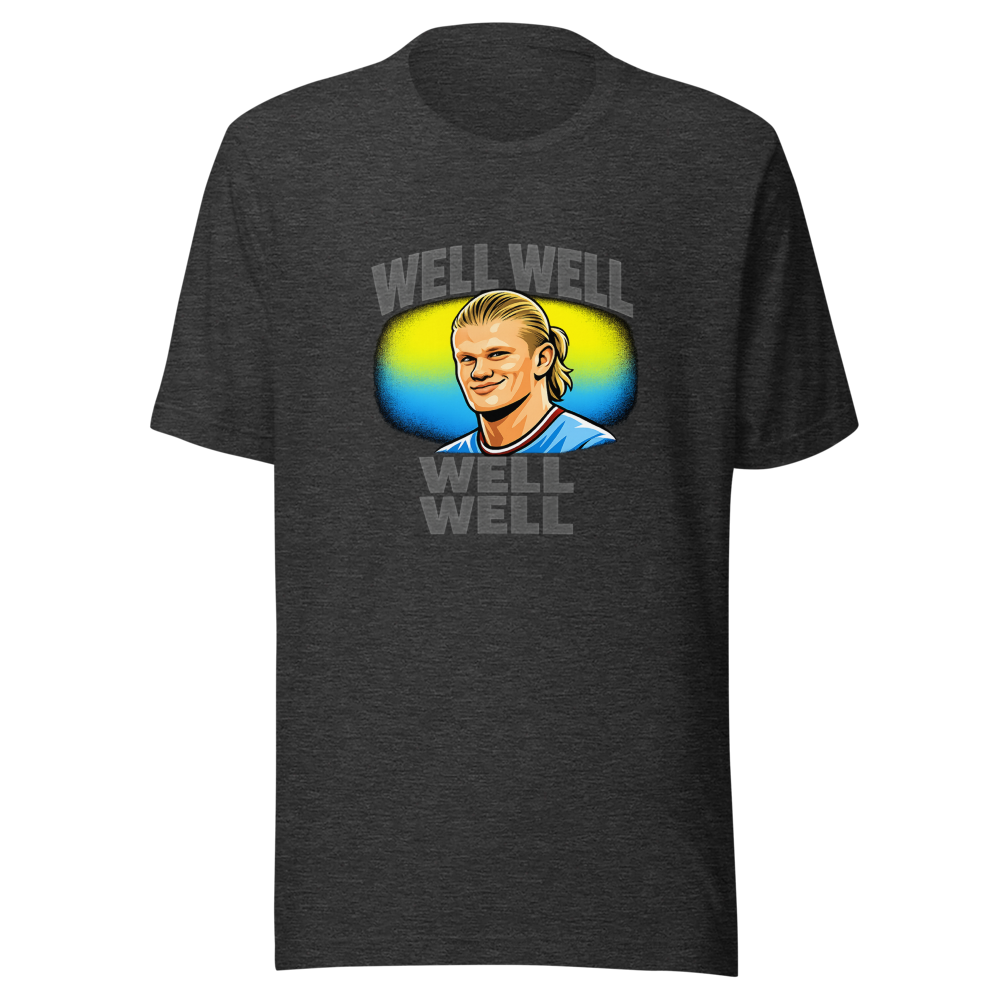 Well Well Well Haaland Meme T-Shirt - Image 9