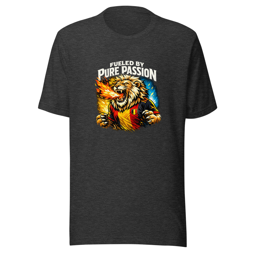 Belgium Fueled by Pure Passion Soccer Tee - Image 9