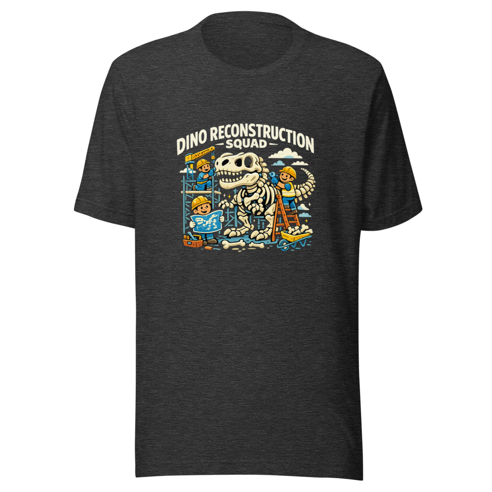 Dino Reconstruction Squad Retro T-Shirt - Image 9