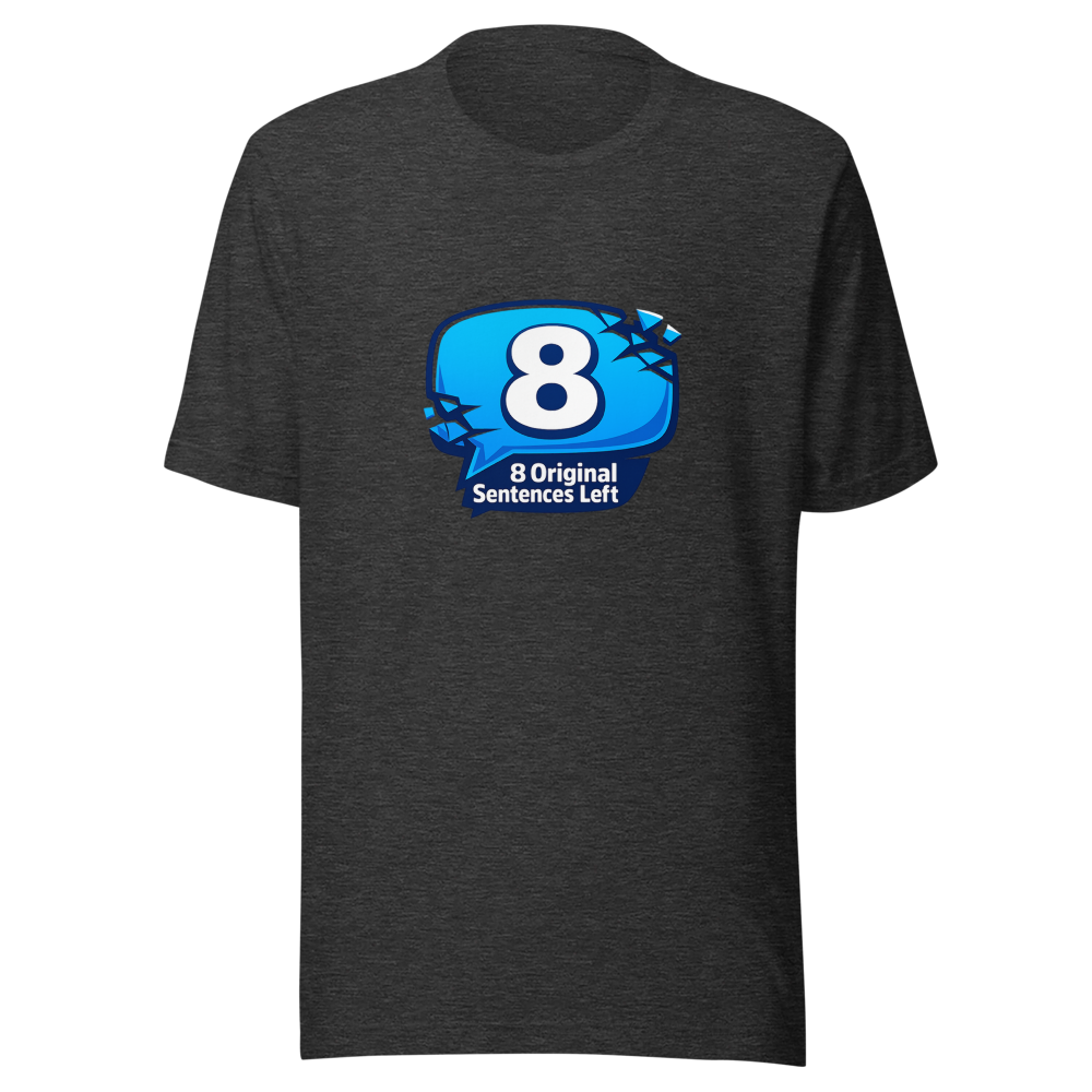 8 Original Sentences Left T-Shirt - Image 9