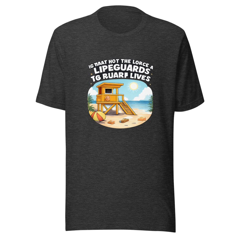 Lifeguard Job: Guard Lives Funny T-Shirt - Image 9