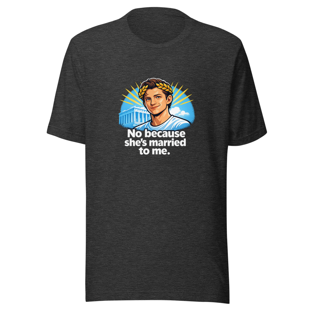 Tom Holland Athena Married Me T-Shirt - Image 9
