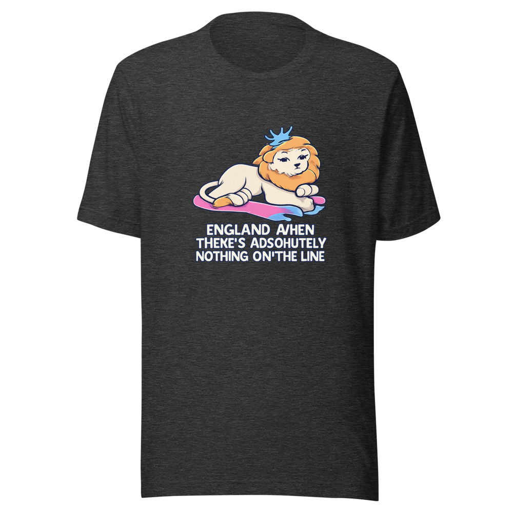 England When Nothing's On The Line Meme Tee - Image 9