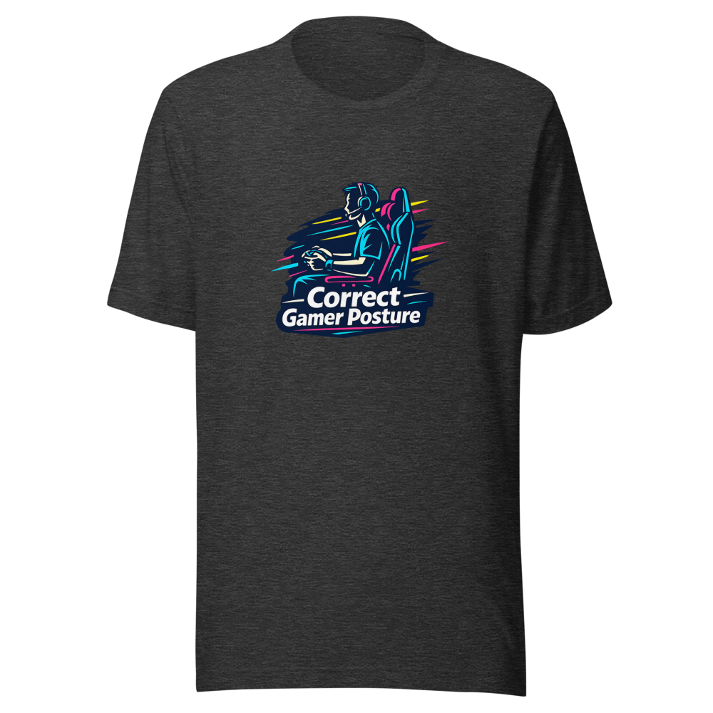Gamer Posture Pro T-Shirt - Level Up Your Setup - Image 8