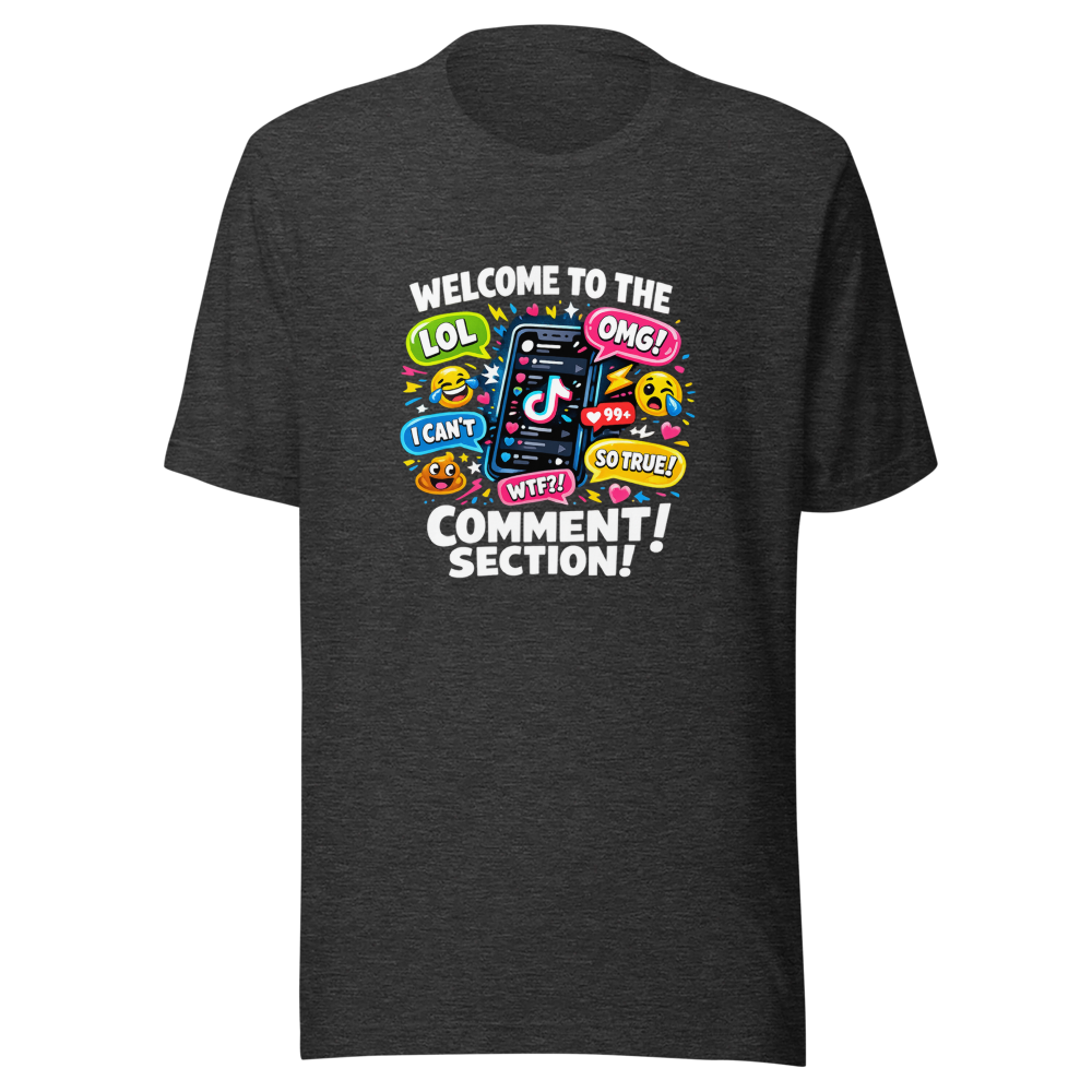 Funny TikTok Comments Tee - Viral Humor - Image 9