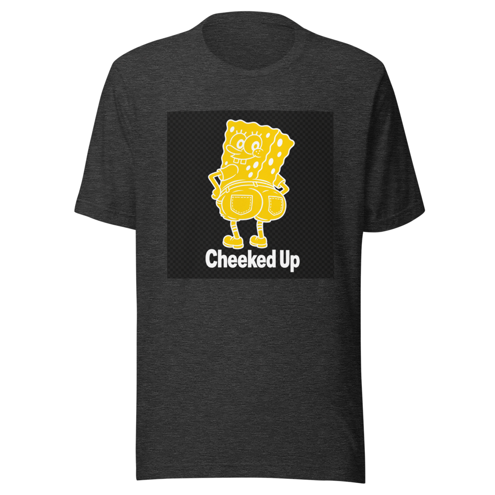 SpongeBob Cheeked Up Meme T-Shirt - Image 9