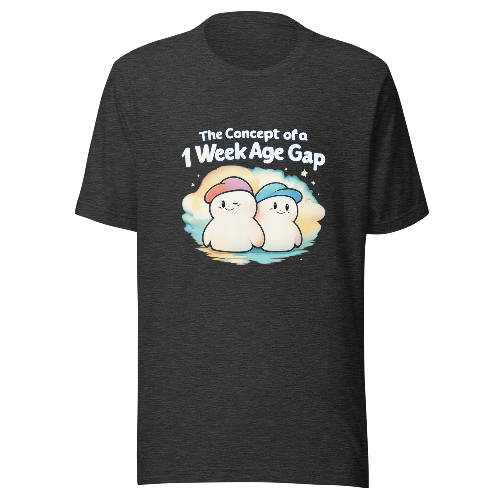 1 Week Age Gap Viral Tweet T-Shirt - Image 8