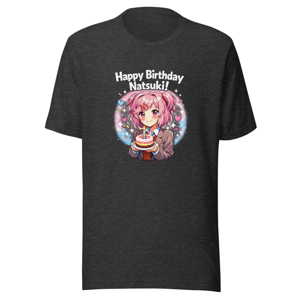 Happy Birthday Natsuki DDLC T-Shirt - Image 9