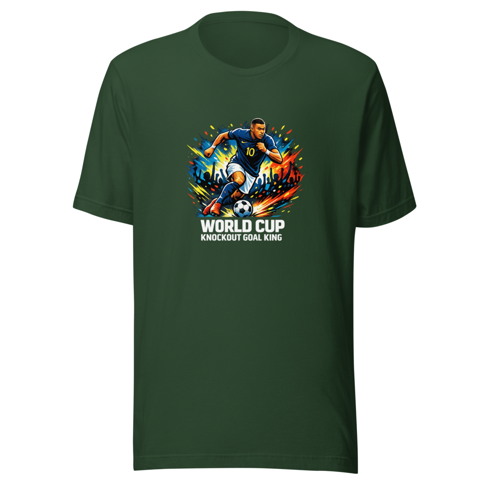 Mbappé: World Cup Knockout Goal King Tee - Image 7