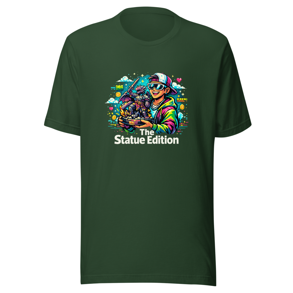 Retro Gamer Statue Edition Premium Tee - Image 7