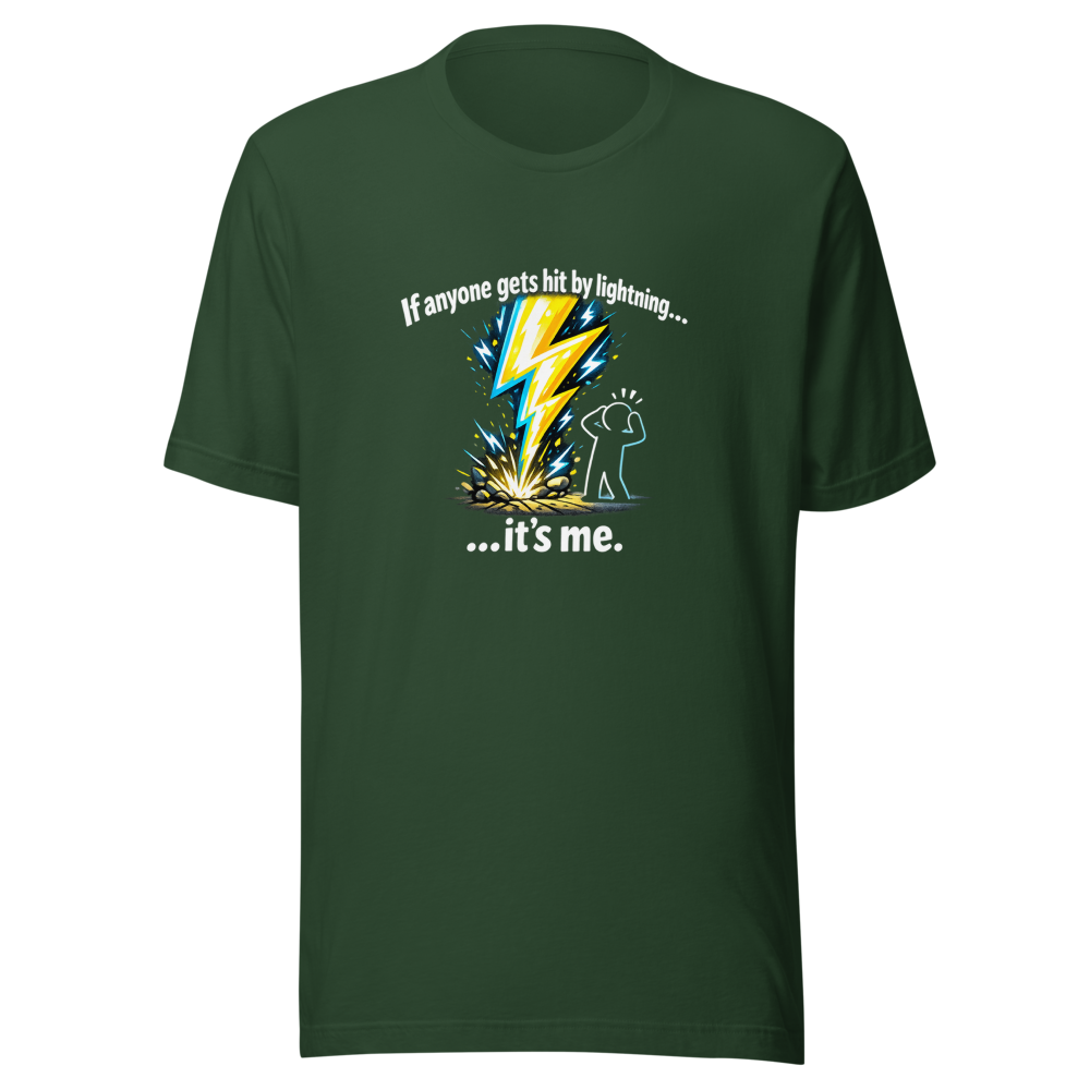 Shockingly Lucky Lightning Strike Tee - Image 7