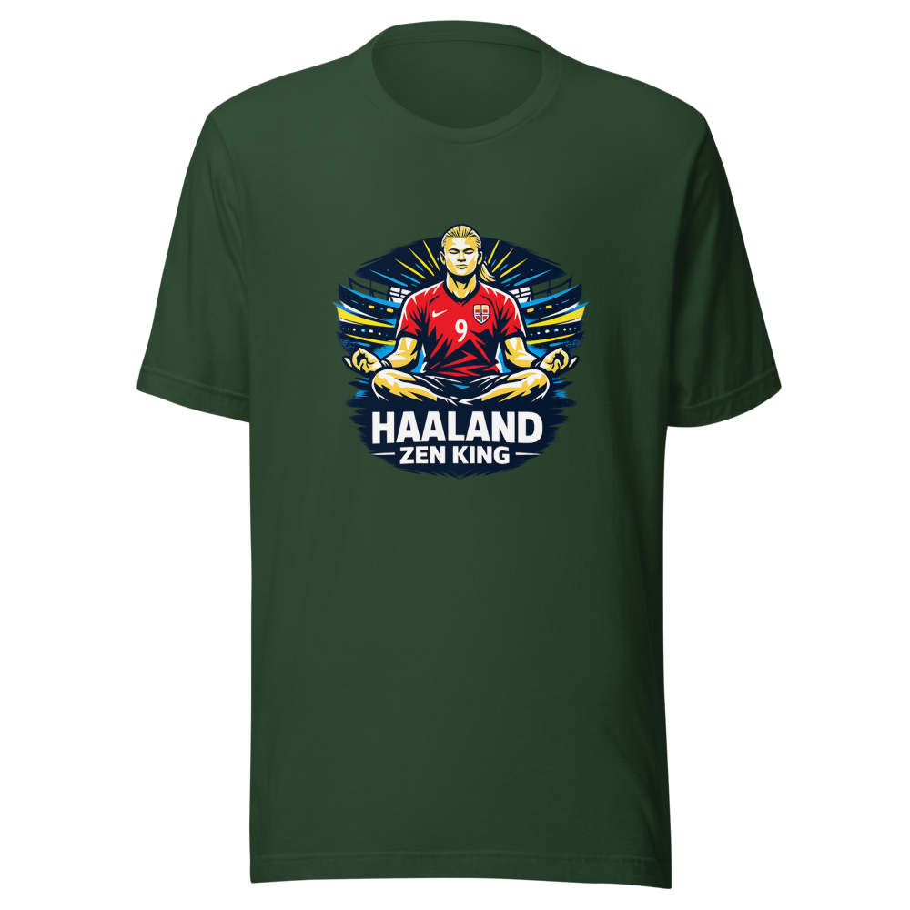 Haaland Man of the Match Norway Zen King T-Shirt - Image 7