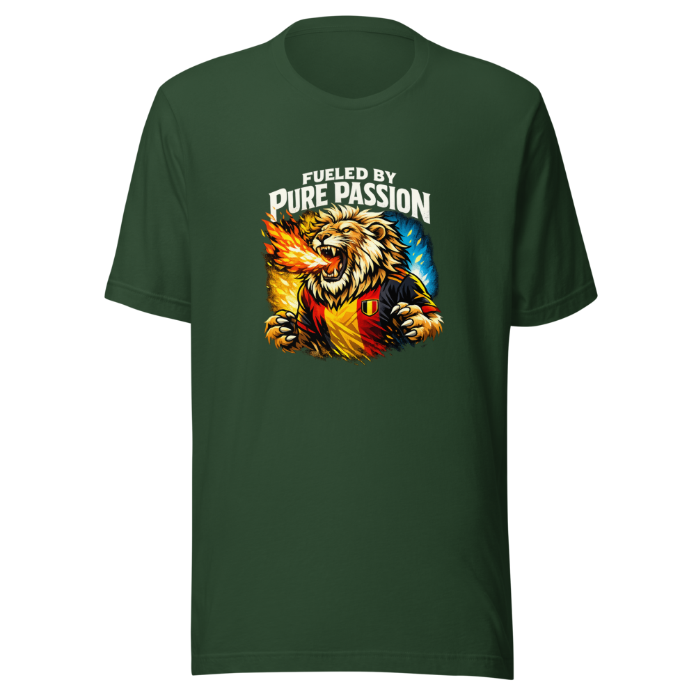 Belgium Fueled by Pure Passion Soccer Tee - Image 7