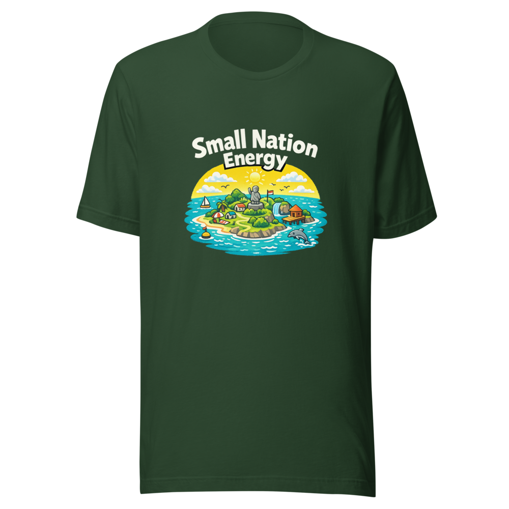 Small Nation Energy Tee - Funny Viral Quote Shirt - Image 7