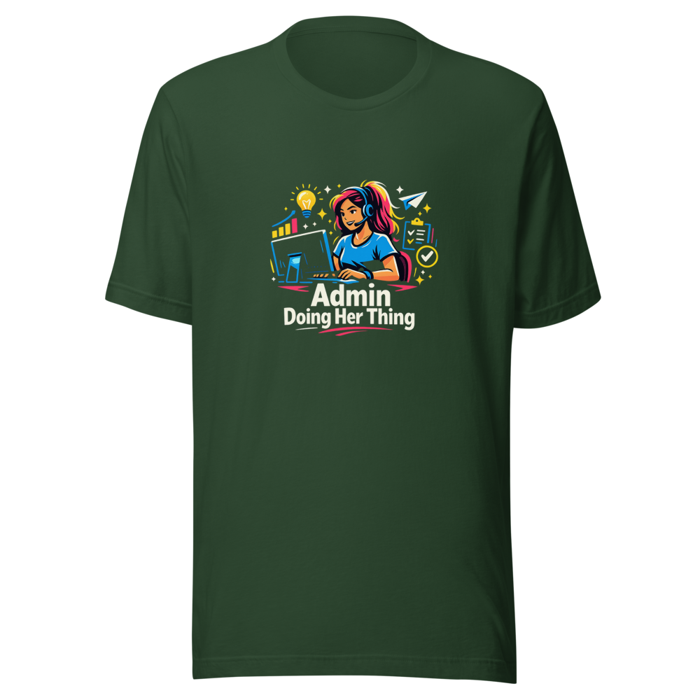Admin Doing Her Thing Viral Meme T-Shirt - Image 7