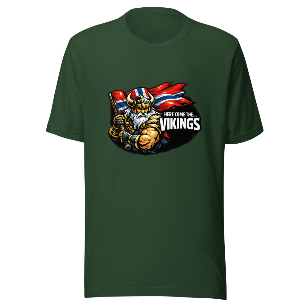 Viking Power Norwegian Flag T-Shirt - Image 7