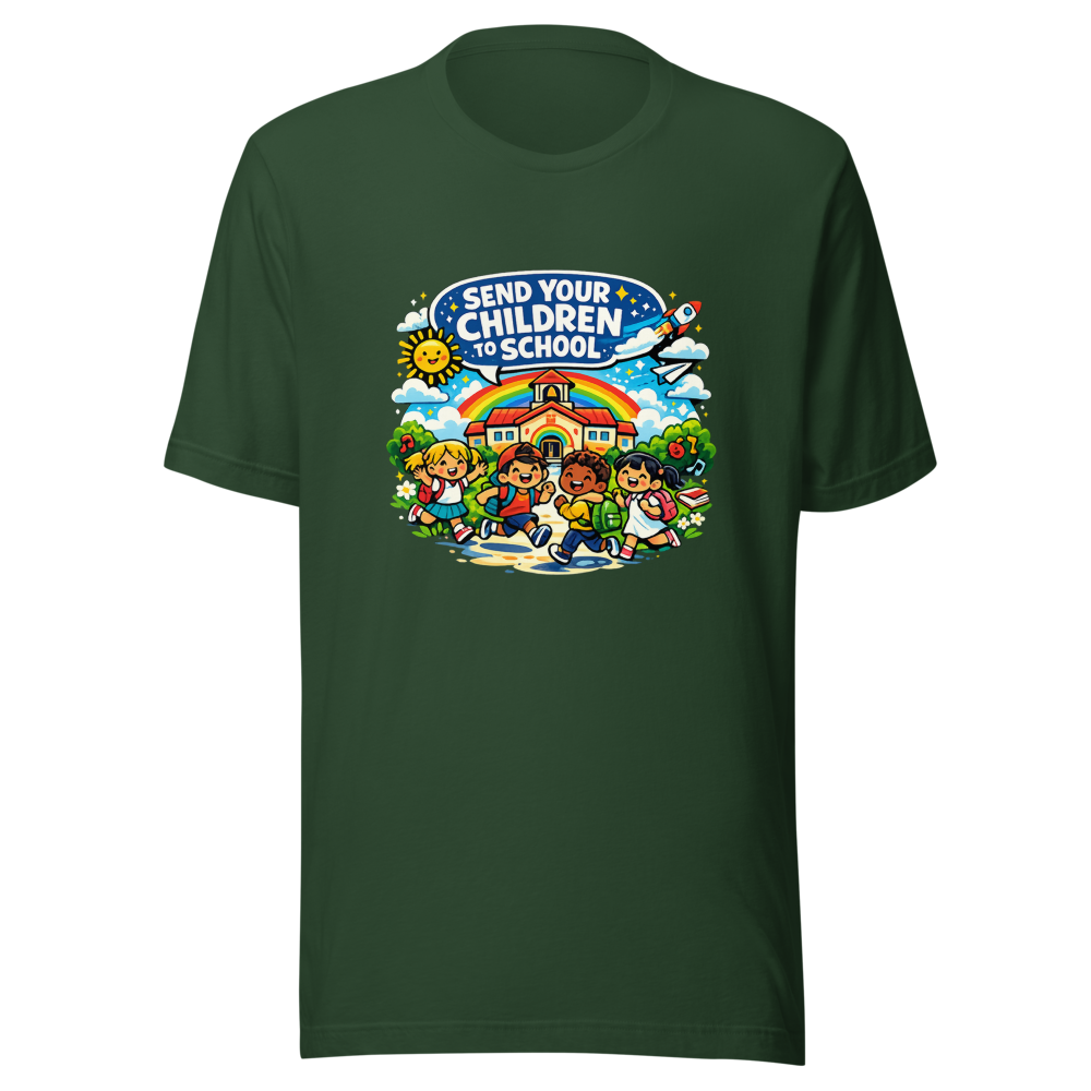 Send Your Kids to School Tee - Homeschool Humor - Image 7