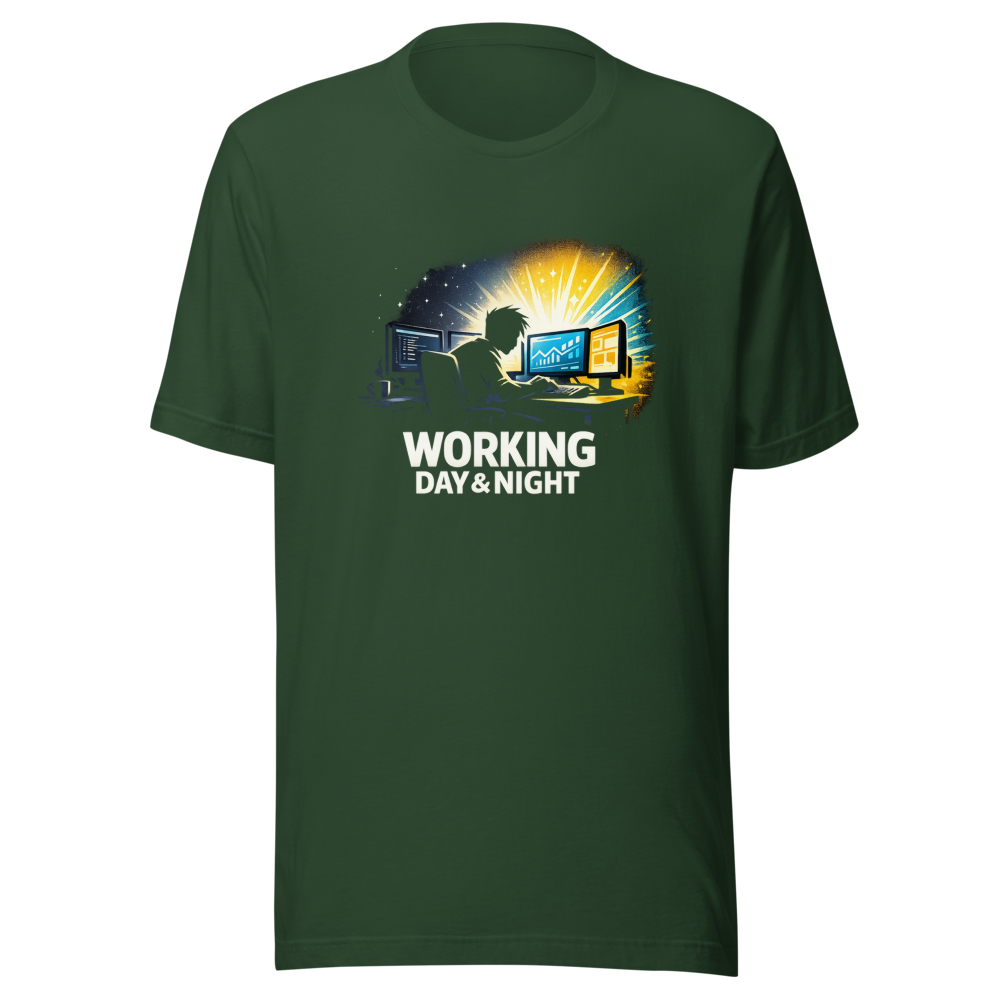 Bro Working Day & Night Twilight Tee - Image 7