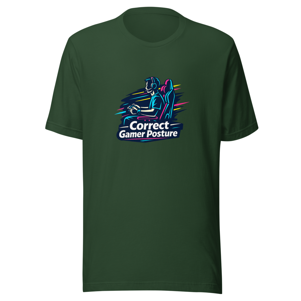 Gamer Posture Pro T-Shirt - Level Up Your Setup - Image 7