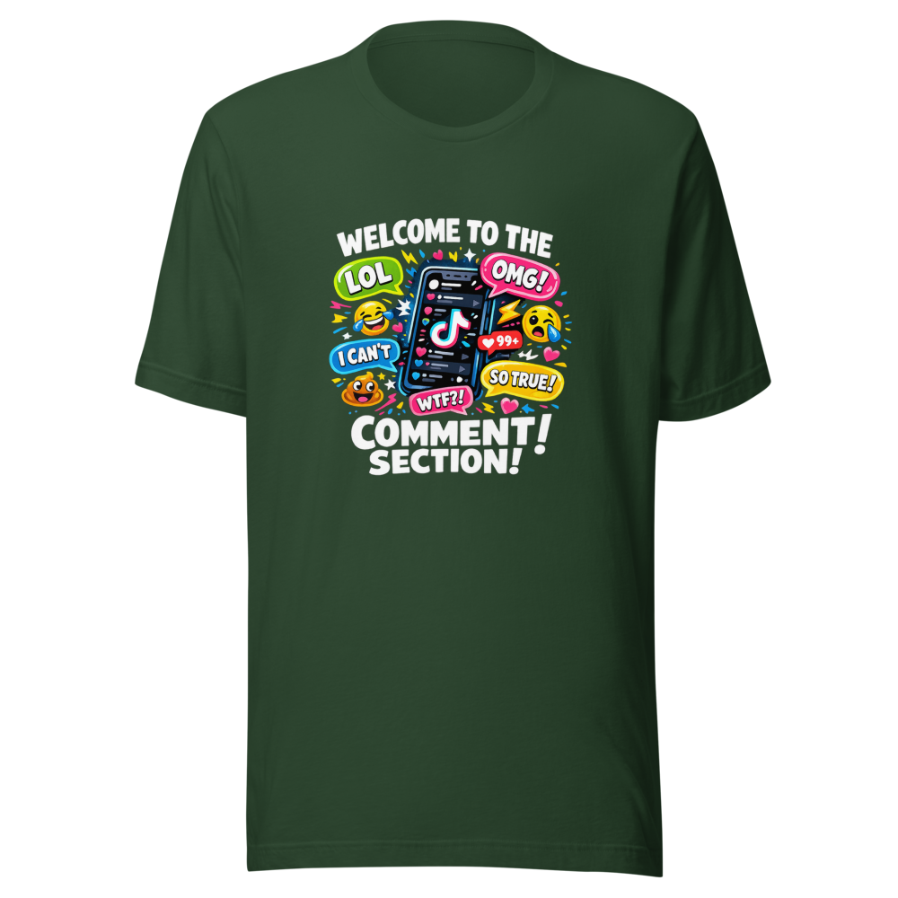 Funny TikTok Comments Tee - Viral Humor - Image 7