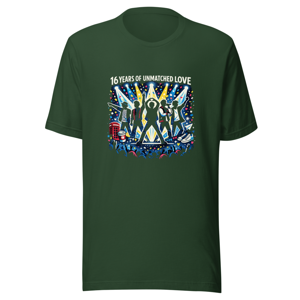 16 Years of One Direction Fan T-Shirt - Image 7