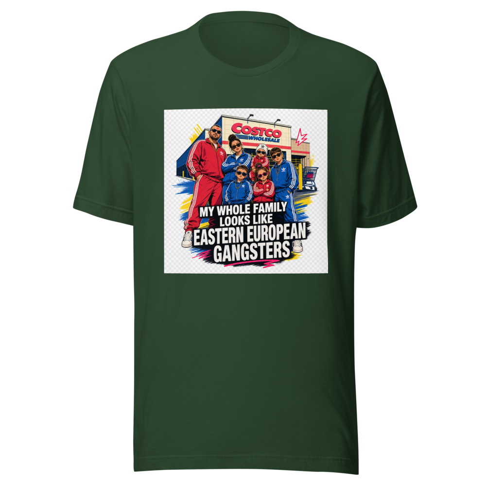 Costco Tracksuit Family Glow Up T-Shirt - Image 7