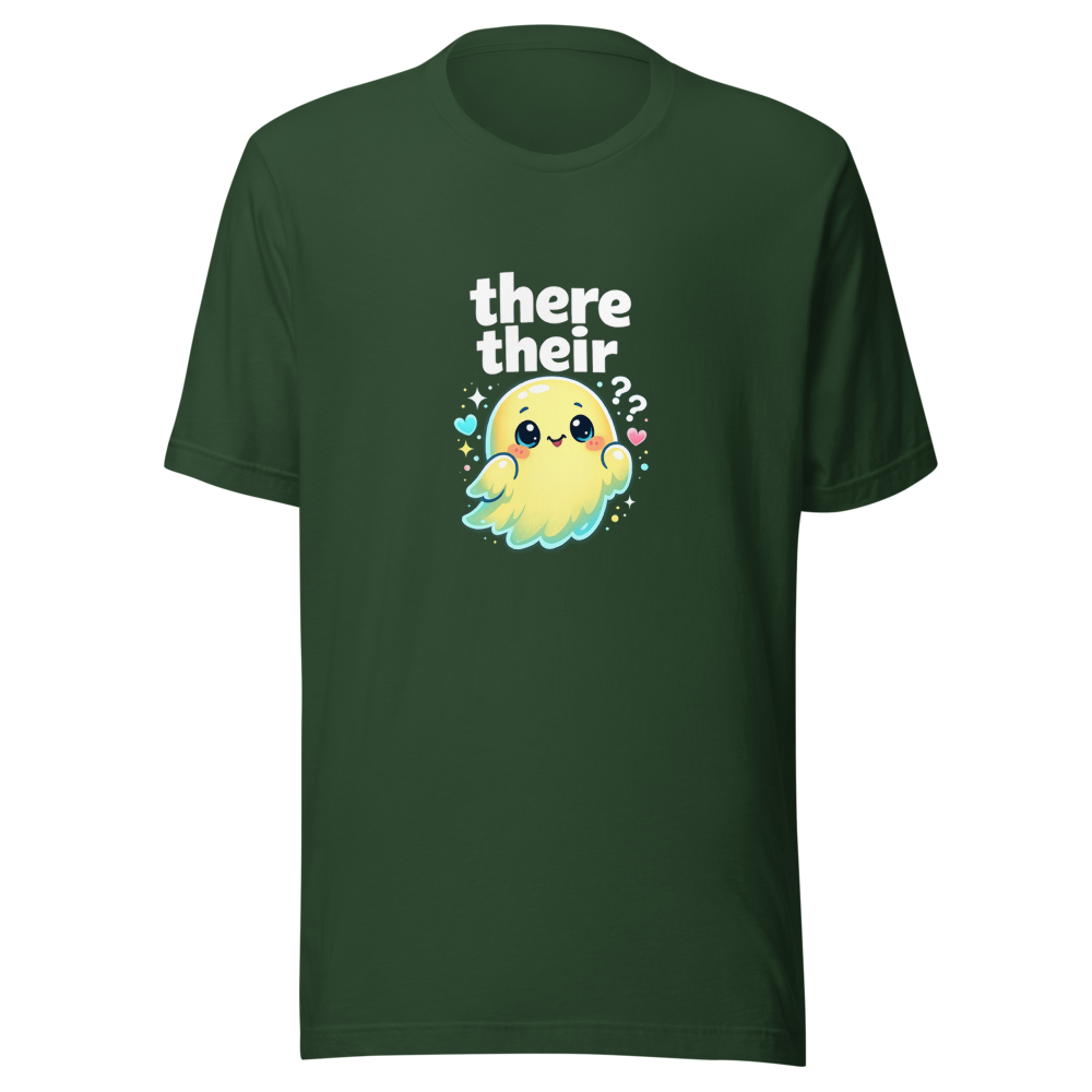 There Their Pronoun Humor Tee - Image 7