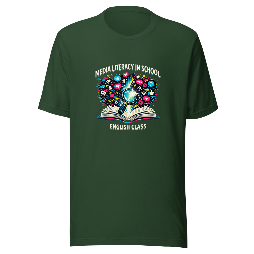 Media Literacy in Schools English Class Tee - Image 7