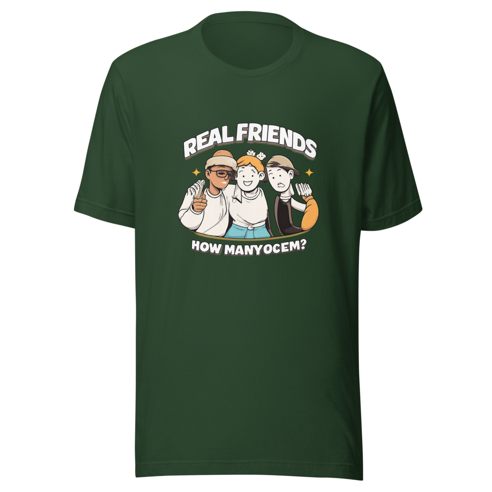 Real Friends How Many Of Em Viral Quote Tee - Image 7