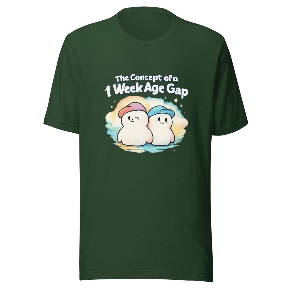 1 Week Age Gap Viral Tweet T-Shirt - Image 6