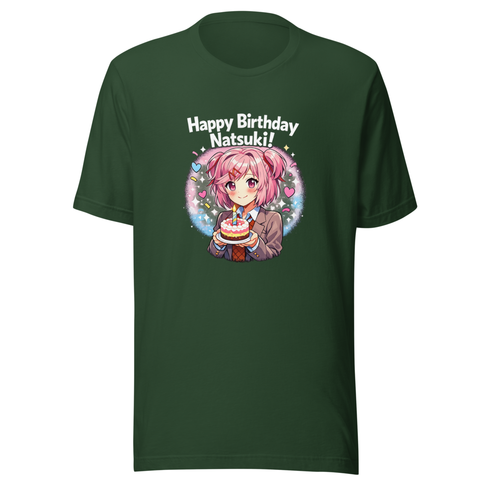 Happy Birthday Natsuki DDLC T-Shirt - Image 7