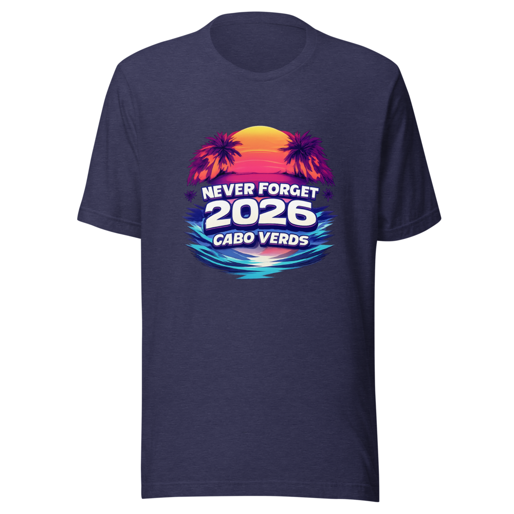 Never Forget 2026 Cabo Verde Retro Vibes Tee - Image 5