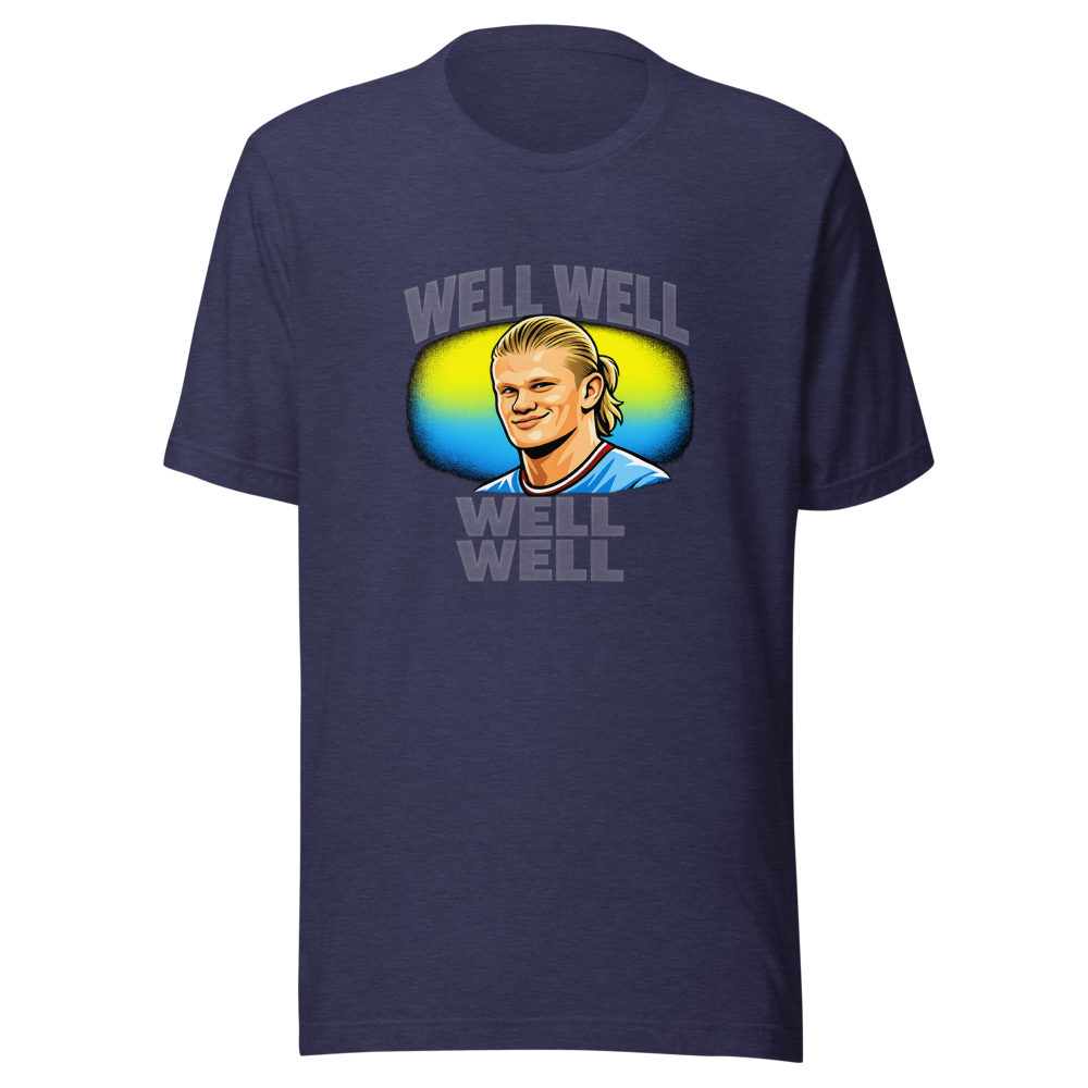 Well Well Well Haaland Meme T-Shirt - Image 5