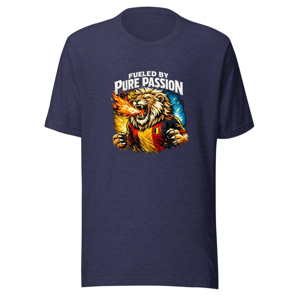 Belgium Fueled by Pure Passion Soccer Tee - Image 5