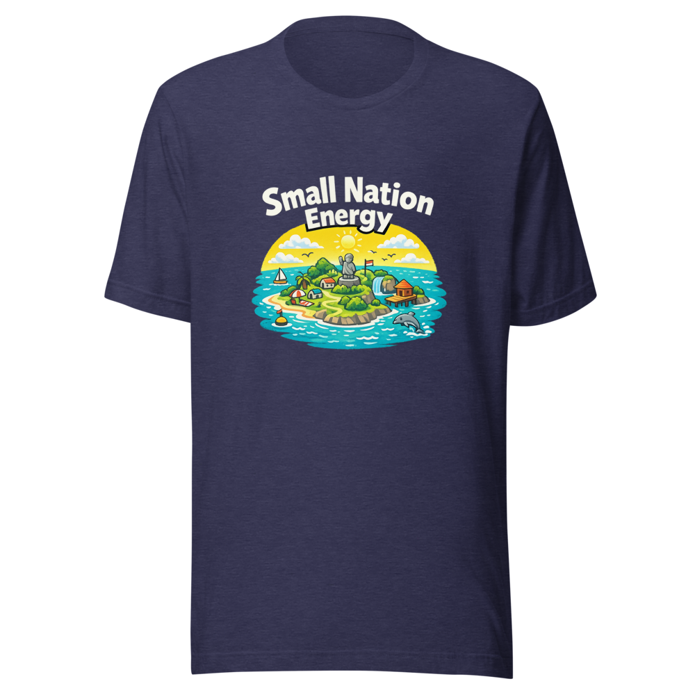 Small Nation Energy Tee - Funny Viral Quote Shirt - Image 5