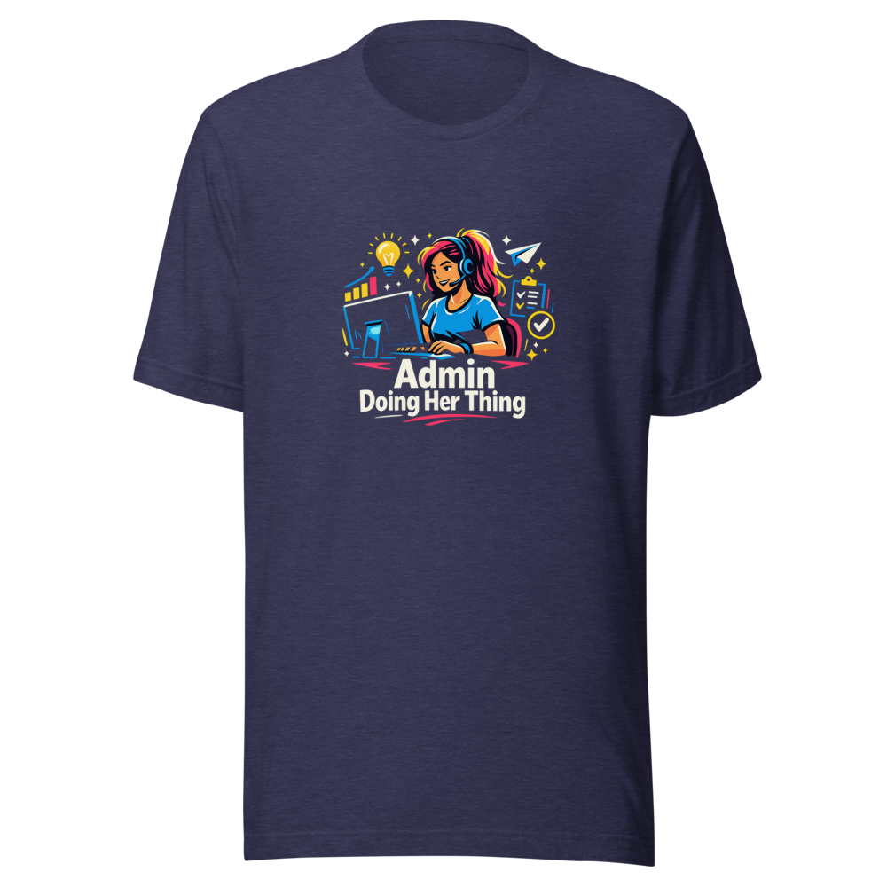 Admin Doing Her Thing Viral Meme T-Shirt - Image 5