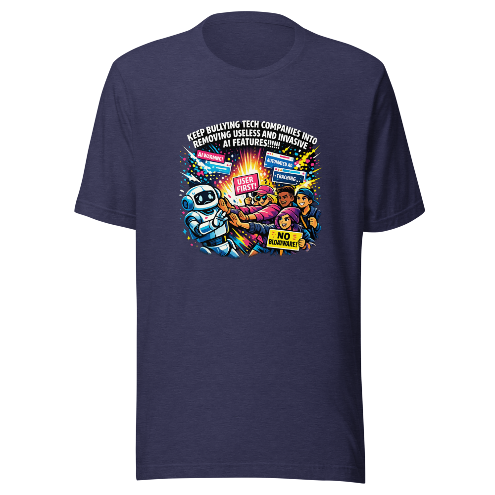 Rally Against Useless AI Features Tee - Image 5