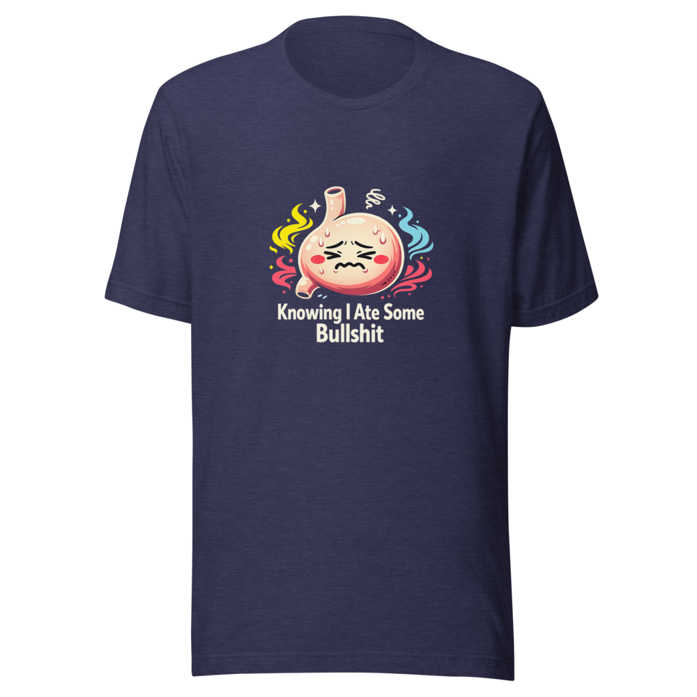 Funny Stomach Ache Meme Shirt - Image 5